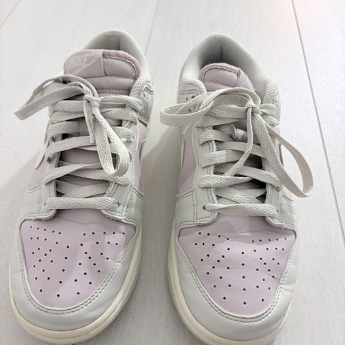 Nike Dunks sneakers used, pink and grey, size 38