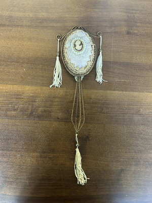 Vintage hand mirror