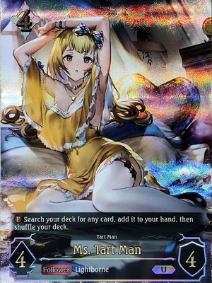 Ms. Tart Man Shadowverse Evolve TCG like new