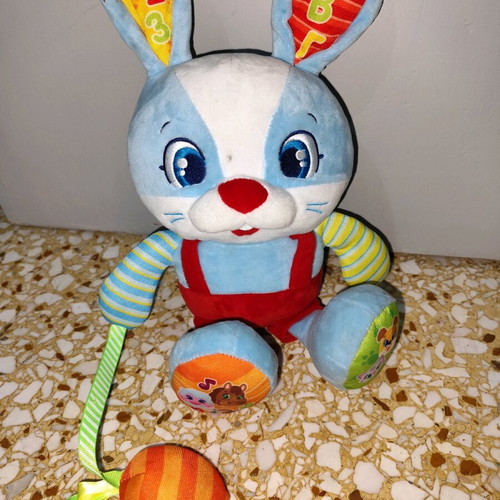 Lelos The Bunny Baby Clementoni Toy like new