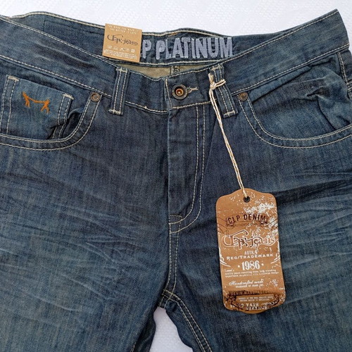 CLP Denim Platinum Jeans new, dark blue, 100% cotton, W32 L36