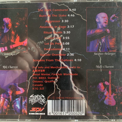 Exciter The Dark Command CD like new