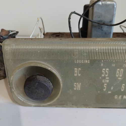 Old radio for decoration or repair or spare parts