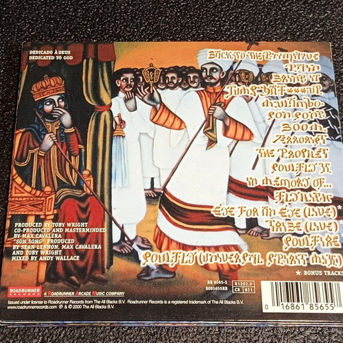 Soulfly Primitive CD Limited Edition digipak used, metal