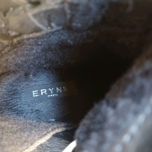 Erynn ankle boots used, genuine leather and suede, size 36, black