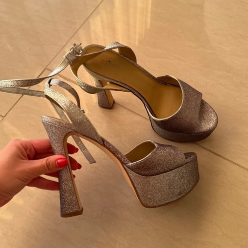 Michael Kors sandals used, gray, size 39