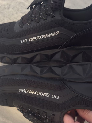 EA7 Emporio Armani Sneakers new, black, size 45