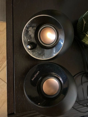 Creative Pebble 2.0 computer speakers used, 4.4W USB