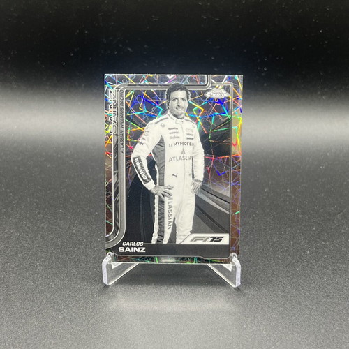 2025 Topps Chrome F1 Carlos Sainz Laser card