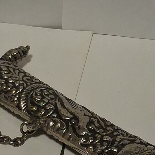 Athens Decorative Greek Knife vintage with embossed metal sheath