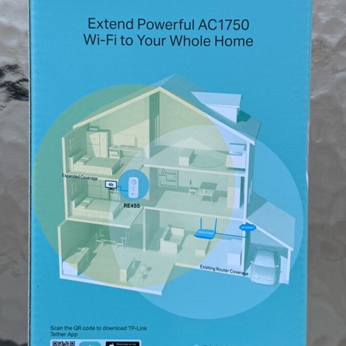 TP-link AC1750 Dual Band Wi-Fi Range Extender RE455