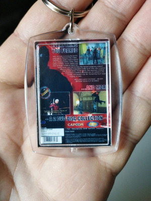 Resident Evil Code Veronica PS2 keychain new