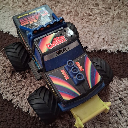 Nikko Mad Cougar vintage remote control monster truck used, non working