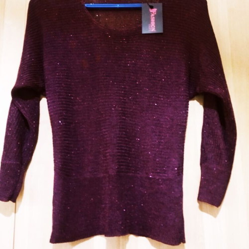 Μπλούζα Fashion Tayt Καινούργιο S/M Μπορντό