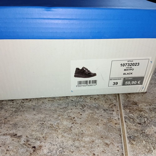 Parex anatomical athletic shoes size 39, new, black