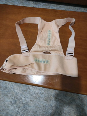 Orthopedic back support belt used