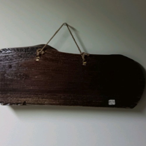 Wooden boat like new, polished finish