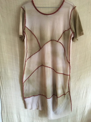 Rave vintage mesh dress XL, 50% cotton 50% viscose, like new