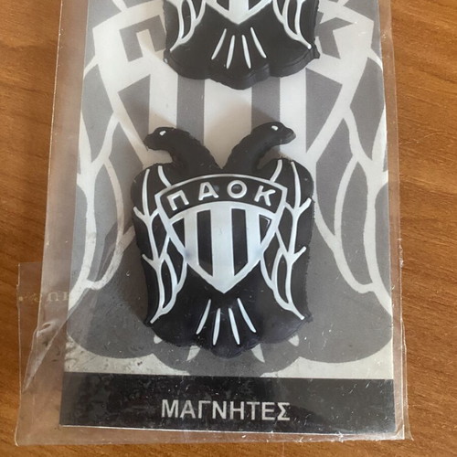 PAOK Collectible Elastic Magnets Set 2007 New, Pack of Two