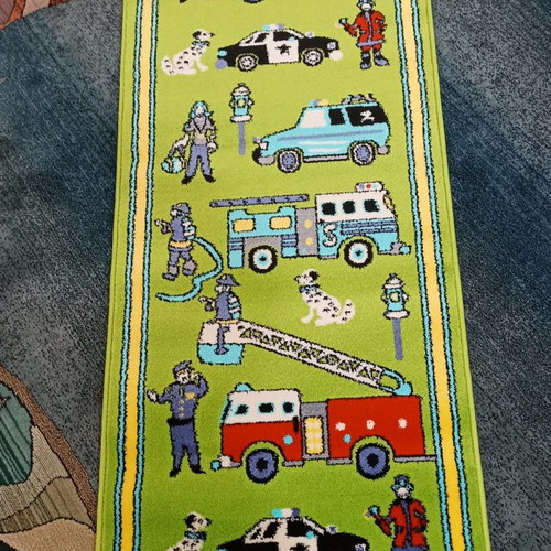 Children's bedroom rug set new with antistatic yarns