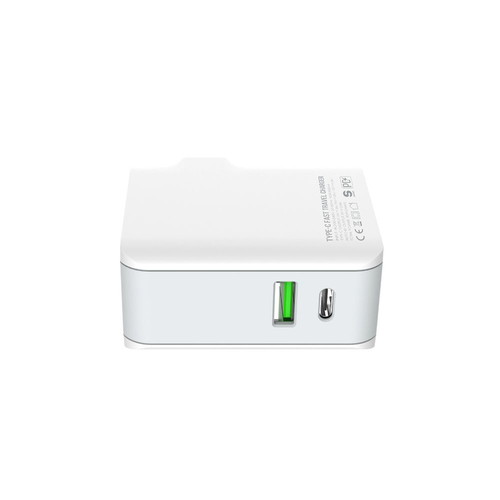 LDNIO A4403C fast charge charger with 1xUSB, 1xType-C and Micro USB cable new