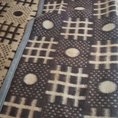 Wool blankets double, new, pack of two, 1.85×1.85 m