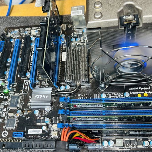Intel i7 X980 3.4GHz Set with MSI MS-7522 and 16Gb RAM used