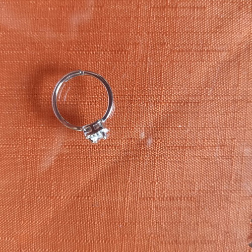 Monopetro ring like new, silver