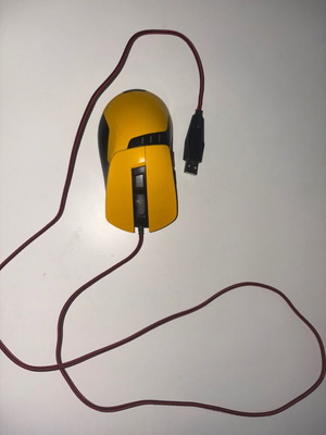 Omega OM0265 Yellow Sports Car Style Gaming Mouse used