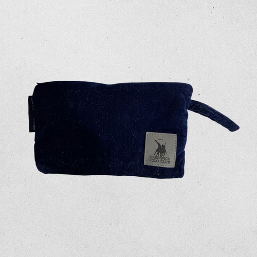 Greenwich Polo Club terry beach pouch like new, blue