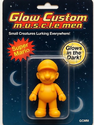 Φιγούρα Super Mario m.u.s.c.l.e men glow καινούργια, 3d εκτυπωμένη