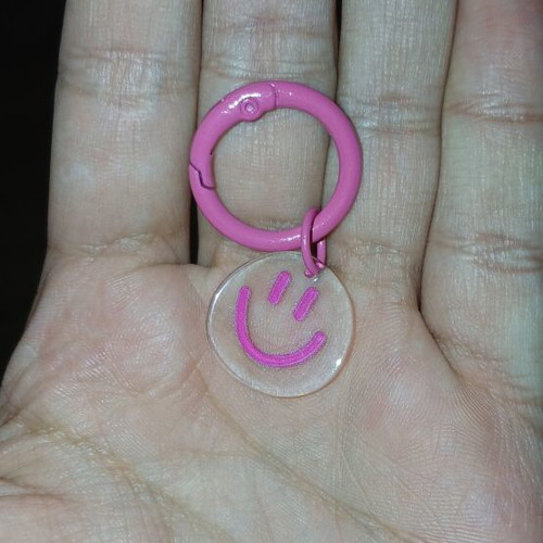 Keychains with smile new, multicolor