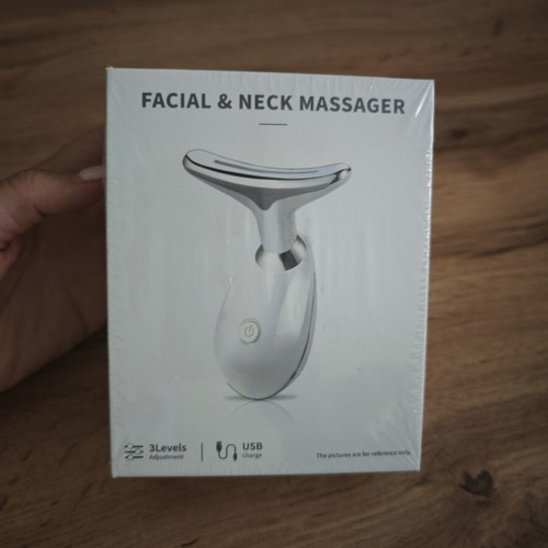 Facial & Neck Massager new with 7 LED light therapies and EMS