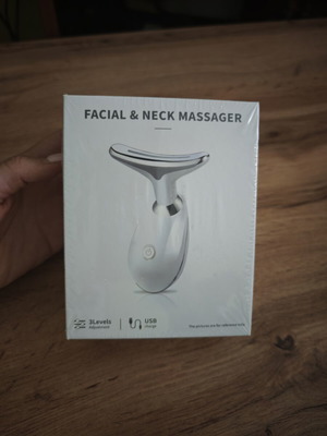 Facial & Neck Massager new with 7 LED light therapies and EMS