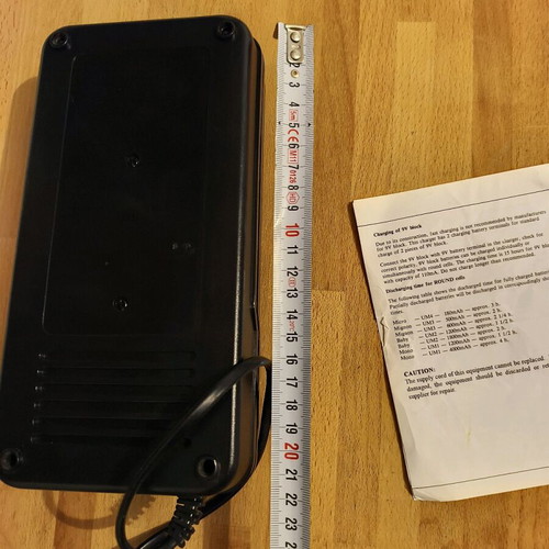 Battery charger for rechargeable batteries used, unknown functionality