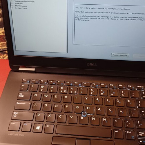 Dell Latitude 7470 i7-6600U 8GB RAM 128GB M.2 SSD like new