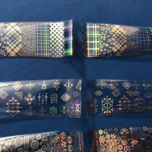 Aurora Glass holographic nail stickers pack of 5 new