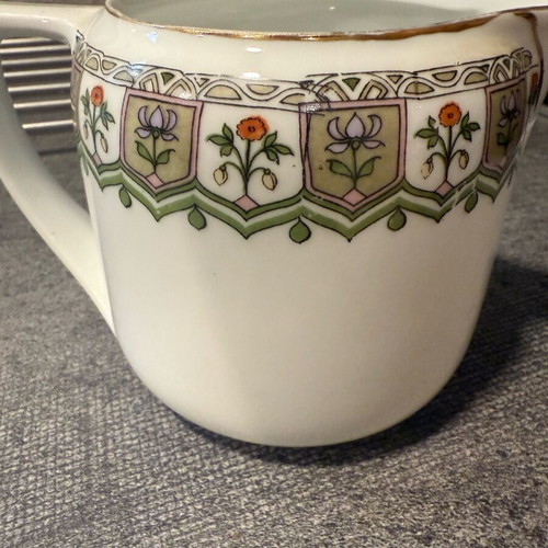 Pitcher used, German porcelain from last century
