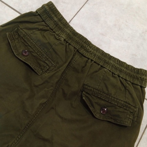 Khaki pants like new, size 28/42, relaxed elastic waist 36 cm