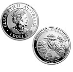 2019 $1 AUD Australia 1 oz 999 Fine Silver Elizabeth II '' KOOKABURRA '' BU Perth Mint.