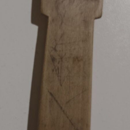 Wooden paper cutter used, lightweight from Mount Athos
