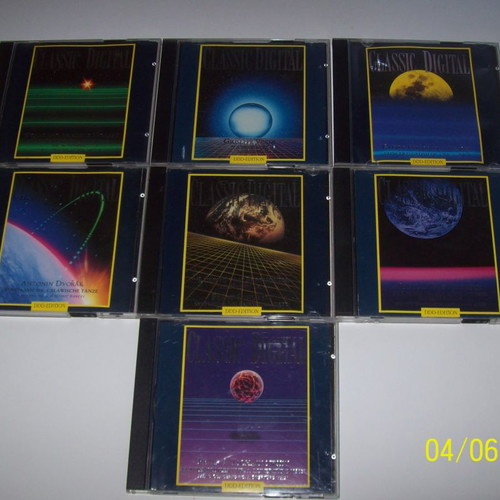 Classical music CDs used, pack of 7