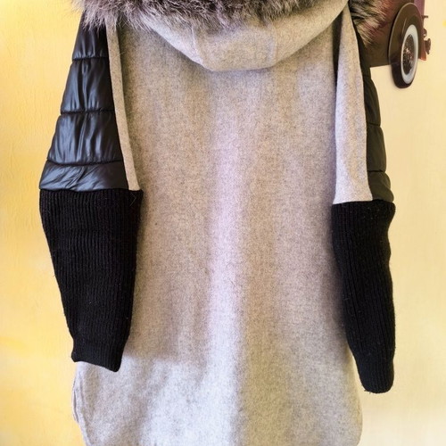 Massimo Zardi coat used with real fur and gift bag