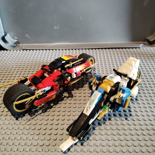 Lego Ninjago bikes like new