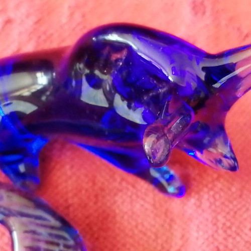 Murano dog figurines set of 2 new from Italy