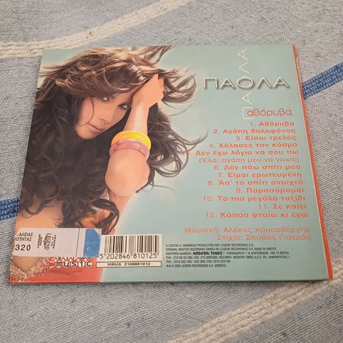 Paola Athoryva CD album digipack like new, pop