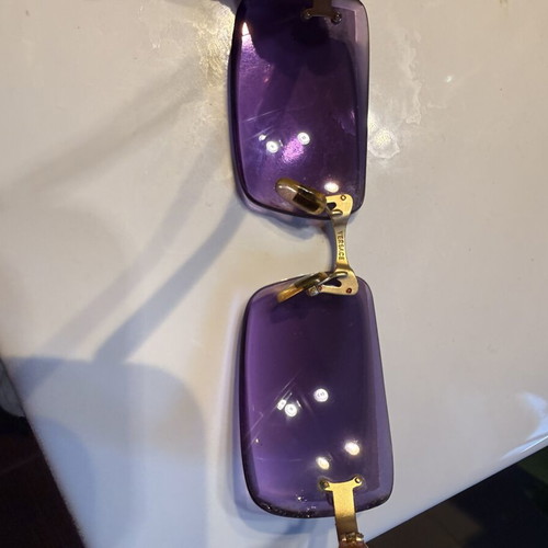 Versace vintage sunglasses, pink