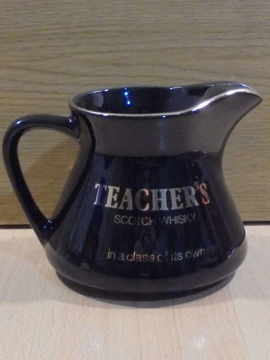 Teacher's Scotch Whisky old promotional ceramic jug used