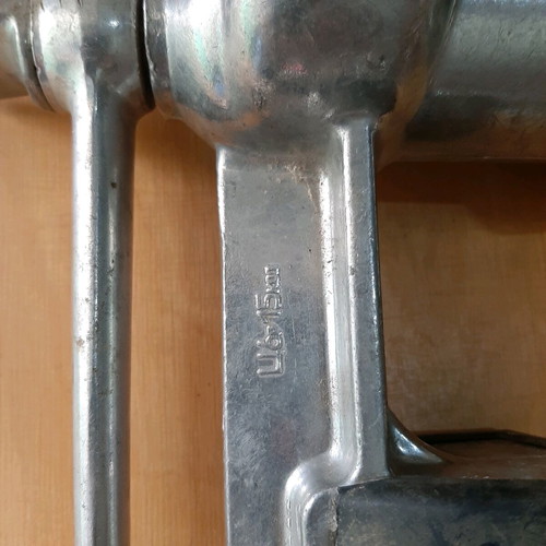 Manual meat grinder 60s-70s like new, aluminum