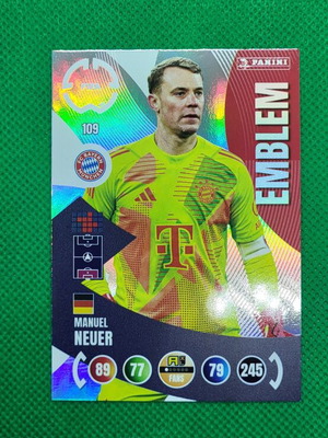 Κάρτα M. Neuer Emblem Adrenalyn XL Panini FIFA Club World Cup 2025 καινούργιο